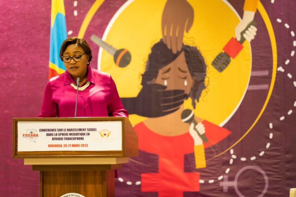 RDC: Denise Nyakeru Tshisekedi appelle à mettre fin au harcèlement sexuel dans la sphère médiatique