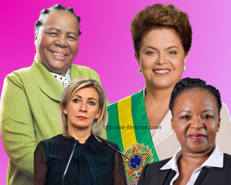 BRICS : Ces femmes qui ont redoré le blason de l’acte 5 Naledi Pandor, Busisiwe Mabuza, Dilma Rousseff, Maria Zakharova, auront joué un grand rôle pour le succès de celui-ci.