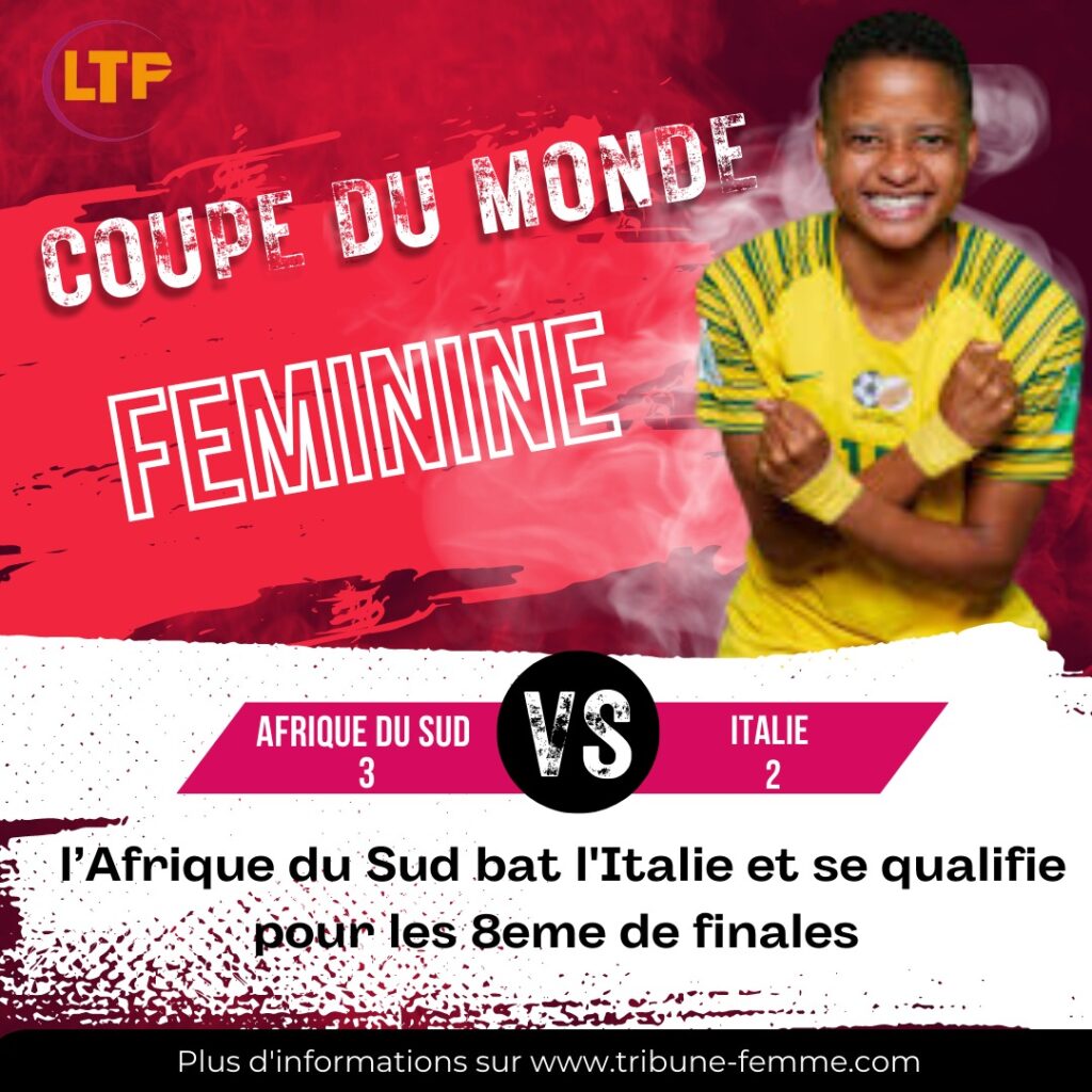 Coupe du monde féminine : l’Afrique du Sud se qualifie pour les 8eme de finales